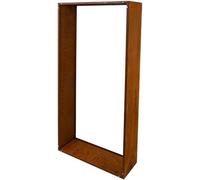 Silecomplaza - Estante para leña, soporte para leña, estantería para leña, almacenamiento de madera - Modelo Fusta, 80x30x160 - Cesta de madera para leña y almacenamiento de madera, soporte de madera 