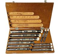 Silecomplaza: Herramienta de limado manual ajustable H4–H14, de 15/32" a 1-1/2", para un mecanizado de agujeros preciso, con 6 hojas de acero al carbono. Limas manuales para metal y madera, de 11,90 a