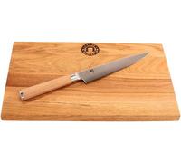Silecomplaza KAI Shun Classic: Juego de cuchillos blanco clásico – Cuchillo multiusos DM-0701W de 15 cm, cuchillo de damasco VG10, cuchillo japonés de filo ultra afilado, inoxidable, con mango y hoja