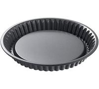 Silecomplaza: Molde para pasteles "La Forme Plus" con base plana de 28 cm y molde desmontable "La Forme Plus" de 26 cm, redondo, con base plana, molde para hornear redondo, base esmaltada, antiadheren
