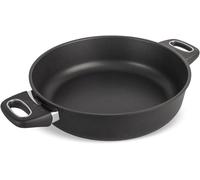 Silecomplaza Original Gundel, sartén para inducción GUSS-KASSEROLLE, diámetro 28 cm, altura 7,5 cm, superficie BIOTAN, mangos aptos para horno