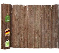 Silecomplaza - Panel de protección visual de corteza de árbol para balcón y jardín. Panel de protección, valla de corteza, valla para jardín (100 x 300 cm)