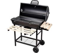 Silecomplaza: Parrilla para carbón, modelo "Grillwagen", parrilla de pie. Superficie de cocción: 70 x 38,5 cm