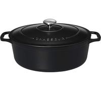 Silecomplaza - Sartén ovalada de hierro fundido, 31 cm - 6,0 L - Negra, modelo 4731