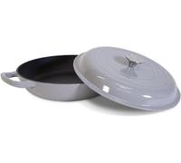Silecomplaza Sobczyk Schmortopf, hierro fundido, 30,5 cm. Olla de hierro fundido apta para todas las cocinas. Olla para estofar con tapa, con una capacidad de 3,5 litros. Olla de hierro fundido con ta