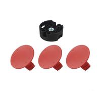 Sileduove Cubierta de bobina, base, piezas de repuesto para recortadora de cuerda, compatible con Bosch para afs 23-37, plástico ABS, fácil instalación, incluye base 3 y 1, modelo F016F04841