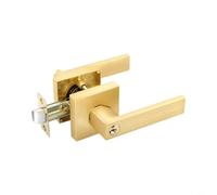 Sileduove Manijas interiores de puerta victorianas con palanca de desplazamiento en aleación de zinc, bisagras y pestillo tubular para operación de giro del pulgar, acabado resistente a la corrosión