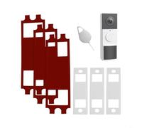 Sileduove Paquete de 3 cintas de montaje para timbre de puerta sin taladro y herramienta de llave, para timbre de video Tapo TD21 D210 D235, con almohadillas fuertes, para una fácil instalación