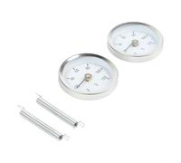 Sileduove Termómetro de tubería, Termómetro de tubería, Indicador de calefacción, Accesorio de termostato no programable, Monitoreo en tiempo real, Diseño resistente a la corrosión, Rango 0-120C