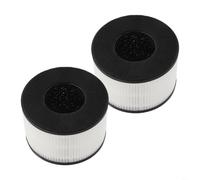 Sileduove True HEPA - Filtro de repuesto, filtro purificador de aire para Slevoo BS-03, filtración 3 en 1 H13 con carbón activado, captura el 9997% de partículas, paquete de 2, fácil sin herramientas