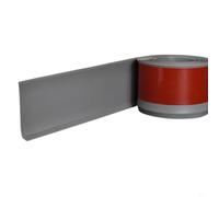Sileduove Zócalo de PVC suave, con respaldo automático, para moldear fácilmente la base de la pared y el sellado decorativo de juntas en proyectos de mejoras para el hogar (gris)