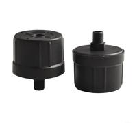 Silenciador de plástico para aplicaciones de compresor y bomba de aire con funcionalidad sin aceite y roscas de 1/10.2 cm 1/5.1 cm (1/4)