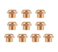 Silenciador Neumático de Latón Dorado 10 Piezas | Bronce Sinterizado, Protección contra Polvo, para Puertos de Escape y Cilindros de Aire