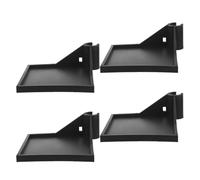 SILENRADAWN 4 Piezas Soporte para Cámara para Carpa de Cultivo, Estante Esquinero de Plástico Negro Clip, para Equipo de Plantación y Luces de Cultivo, Jardinería y Plantación