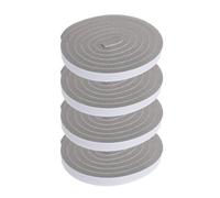 SILENRADAWN 4 Rollos Burlete Autoadhesivo para Puertas y Ventanas Anticolisión Aislante Acústico y Aire Sellador de Grietas con Adhesivo Fuerte para Baños Armarios