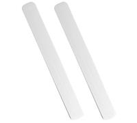 SILENRADAWN Guías para Cajones de Gabinetes de Cocina en Hips Blanco Instalación Fácil y Funcionamiento Suave para Muebles, 1 Par de Rieles Deslizantes Autoadhesivos