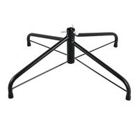 SILENRADAWN Soporte, de Árbol para Hierro Negro Navidad Base : Robusta Plegable de 45cm para Árbol Artificial de 1,2m en Navideña Decoración