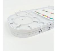 SILEXFIBER | Cassette portaempalmes fibra óptica 24 fusiones ST-R022 | Organiza empalmes en racks, patchpanels y FTTH | Para técnicos que buscan protección y mantenimiento rápido | Paq de 5