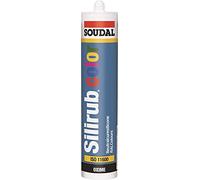 SILICONA NEUTRA SOUDAL SILIRUB RAL (1013 BLANCO)