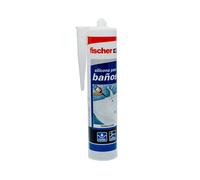 SILICONA SANITARIOS BLANCA 300ml 20818 FISCHER