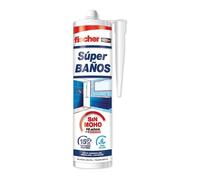Silicona superbaños blanca 280 563064 fischer