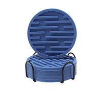 Silicone Coaster - Non Stick Round Mug Coaster 6 Piece