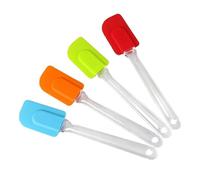 Silicone dough scraper, 4 pieces of silicone spatulas, dough scraper set