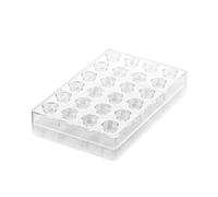 Silikomart | Bolla P, Molde para Chocolate en Tritan, Paquete de 1 Molde, Medidas 40 x 25 cm h 14 mm