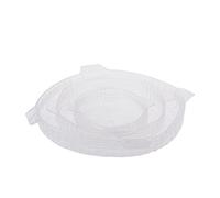 Silikomart | CFF SET3B Juego Tapas Silicona COVERFLEX, Composición Set 3 Tapas Silicona Alimentaria Transparente, Ø 110-160 - 210 mm, Made in Italy