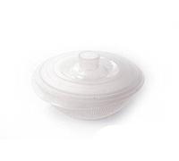 Silikomart | COC 03 Recipiente Redondo de Silicona, Antiadherente, Lote de 1 Molde para Cocinar en Microondas ø185 h 65 mm, Made in Italy