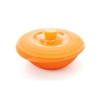 silikomart | COC 04 Recipiente Redondo de Silicona, Antiadherente, Lote de 1 Molde para Cocinar en Microondas ø235 h 75 mm, Made in Italy