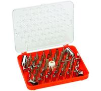 Silikomart | Juego de 55 Boquillas Totales de Acero Inoxidable para Decoraciones, 52 Boquillas h 33 mm 1 Adaptador de Plástico, 2 Portaflores o Alfileres