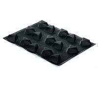 Silikomart | Micro-Formas de Silicona Perforadas, Molde Triangle, Medidas 400 x 300 x 25 mm,