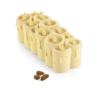 Silikomart | Molde de Silicona BÛCHE LUMIÉRE, Antiadherente, Lote de 1 Molde, Diseño 3D, 219 x 89 mm, h 75 mm, Volumen 1,08 l, Made in Italy