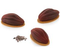 Silikomart Molde de silicona "Cacao 76.2 cm con 12 cavidades, cada una de 6,68 x 3,68 x 2,59 cm de alto