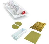 SILIKOMART: Molde de silicona para hielo, moldes de silicona para hacer hielo, máquina para hacer hielo, rodillo para pasteles