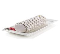 silikomart | Molde de Silicona para Tartas Modern BÛCHE QUENELLE, Antiadherente, Pack de 1 Molde para tartas, Diseño 3D, 243 x 90 mm, h 77 mm, Volumen 1,3 ml, Made in Italy