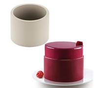 silikomart | Molde de Silicona para Tartas TORRE Moderna, antiadherente, Pack de 1 Molde para tartas, Diseño 3D, Ø 120 h 100 mm, Volumen 1100 ml, Made in Italy