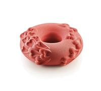 silikomart | Molde de Silicona PASSIONE, Antiadherente, Juego de 4 Moldes, Diseño 3D, Ø 202 h 66 mm, Volumen 1,34 l, Fabricado en Italia