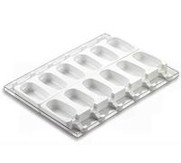 Silikomart – Moldes para helados y pasteles, 12 porciones de 90 ml
