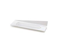 Silikomart Professional - Juego de 100 bandejas para porciones individuales rectangulares, 140 x 40 mm, color blanco