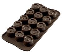 SILIKOMART - SCG04 Vertigo - Molde de Silicona para chocolatines Vertigo, Color marrón