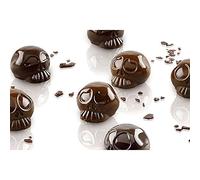 silikomart | SCG055 Molde de Silicona para Chocolates AMLETO, Antiadherente, 15 Chocolates, Pack de 1 Molde para Dulces, Easy Choc, 29 x 32 mm, h 21 mm, Volumen 120 ml, Made in Italy
