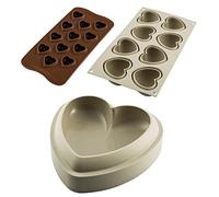 Silikomart - Set Batticuore - Cuoricino - SCG48 My Love - set de moldes de silicona