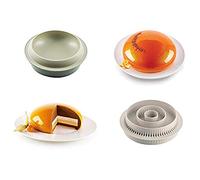 silikomart | Set de Silicona para Tartas GOCCIA + MULTI-INSERT ROUND, Antiadherente, Pack de 2 Moldes Multiusos para Tartas, Made in Italy