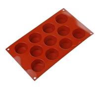 Silikomart | SF0022 Molde de Silicona para Mini Muffin Monoporciones, Antiadherente, 11 cavidades, Pack de 1 Molde para Tartas, Ø 51 h 28 mm, Made in Italy