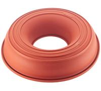 silikomart | SFT205 Molde de Silicona Redondo CIAMBELLONE, Antiadherente, Pack de 1 Molde para tartas con Anillo de Seguridad, Ø 240 h 55 mm, Volumen 1,5 l, Made in Italy