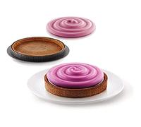 Molde de silicona para porciones individuales. SET MINI TARTA TWIST SILIKOMART