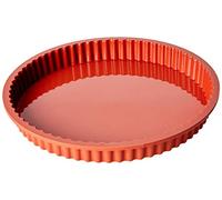 Silikomart | SFT426 Molde de Silicona CROSTATA, Antiadherente, Pack de 1 Molde con Anillo de Seguridad, Ø 260 h 30 mm, Volumen 1,3 l, Made in Italy