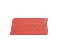 Silikomart, Tapete para Realizar 48 Macarons, Rojo (Brique), 2 x 18.5 x 37